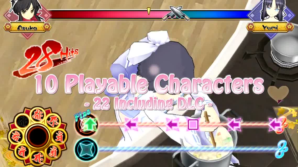 SENRAN KAGURA Bon Appetit! - Turn up the Heat on Rhythm Games Trailer  PS Vita