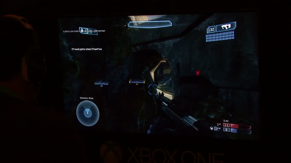 Halo: Master Chief Collection - GC 2014 gameplay #1 запись с камеры