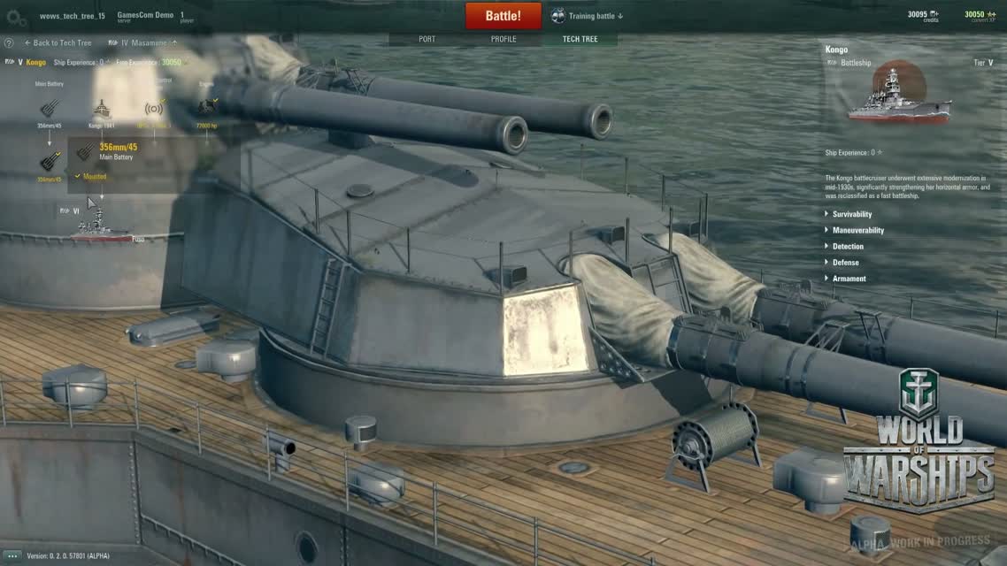 World of Warships — Первое видео в порту! Gamescom 2014