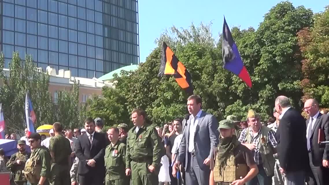 Парад украинских военнопленных