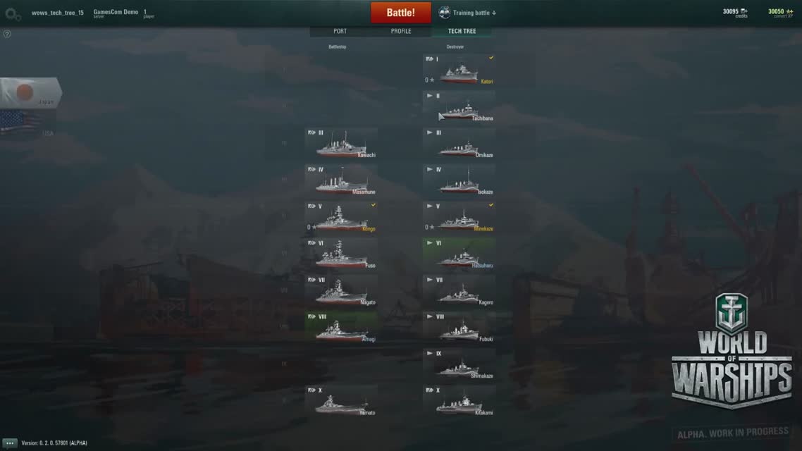 Первое видео из порта World of Warships