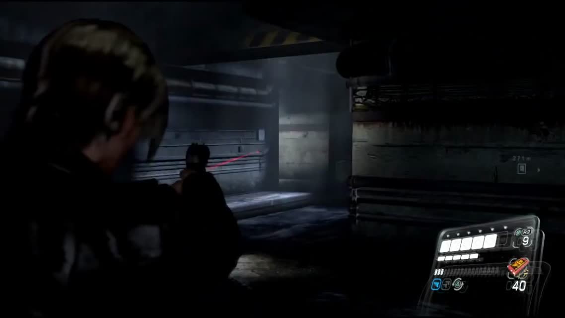RE6 на пару с Шепардом серия 3 Темный зев подземки