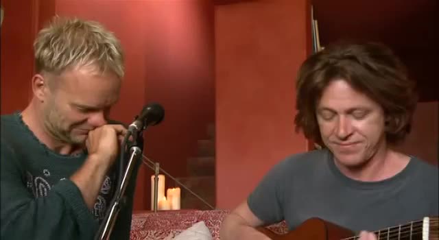 Sting - Shape Of My Heart (акустическая версия в домашней обстановке)