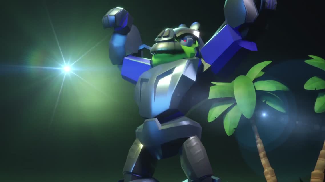 ANGRY BIRDS TRANSFORMERS Foreman Pig as Lockdown