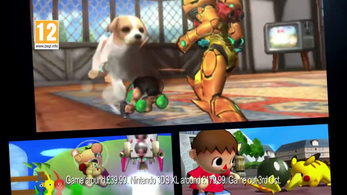 SUPER SMASH BROS Trailer (Nintendo 3DS)