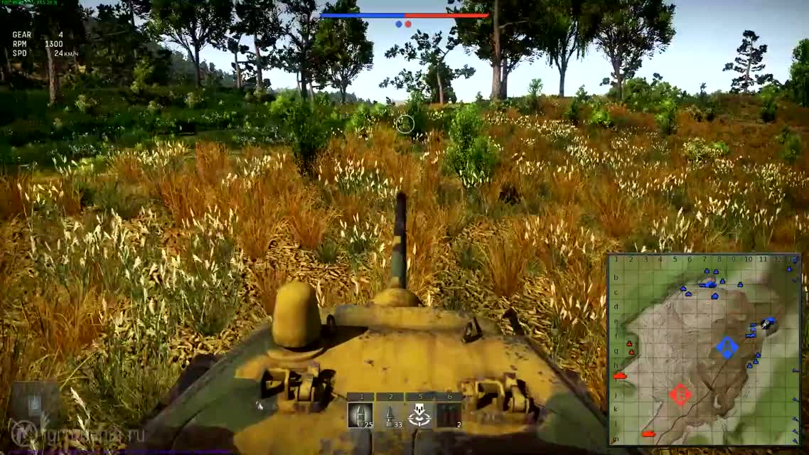 Симуляторный танковый режим - War Thunder. Обучение, часть 19