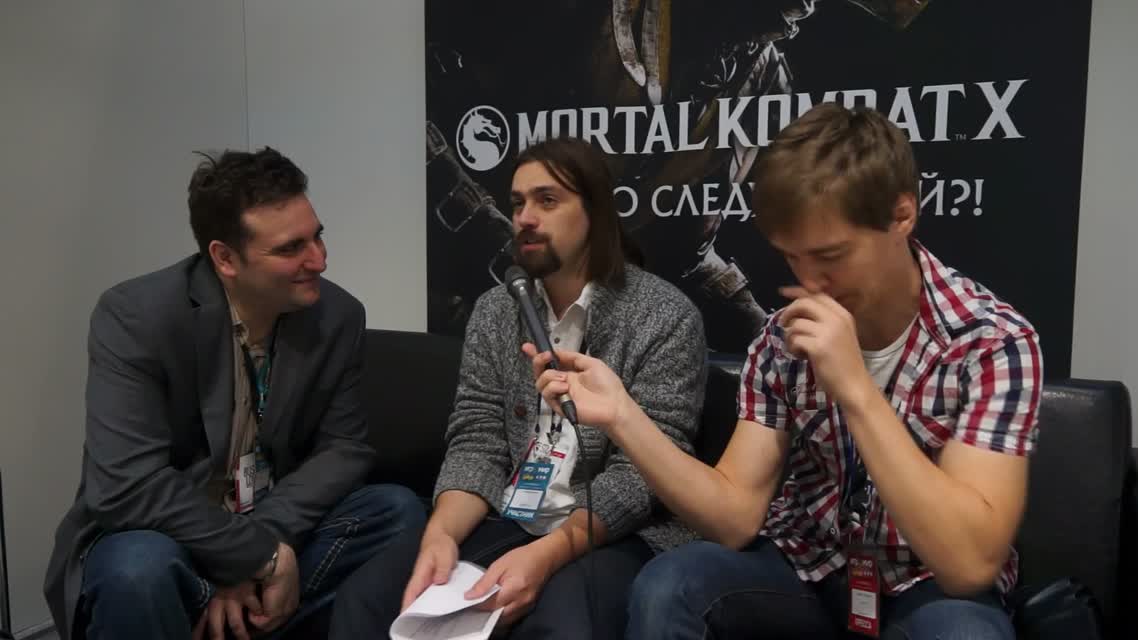 Mortal Kombat X. ИГРОМИР 2014! Задаем вопросы разработчику!