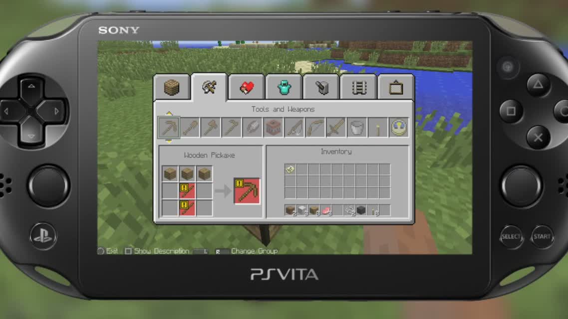 Minecraft PS Vita Edition Hands-On