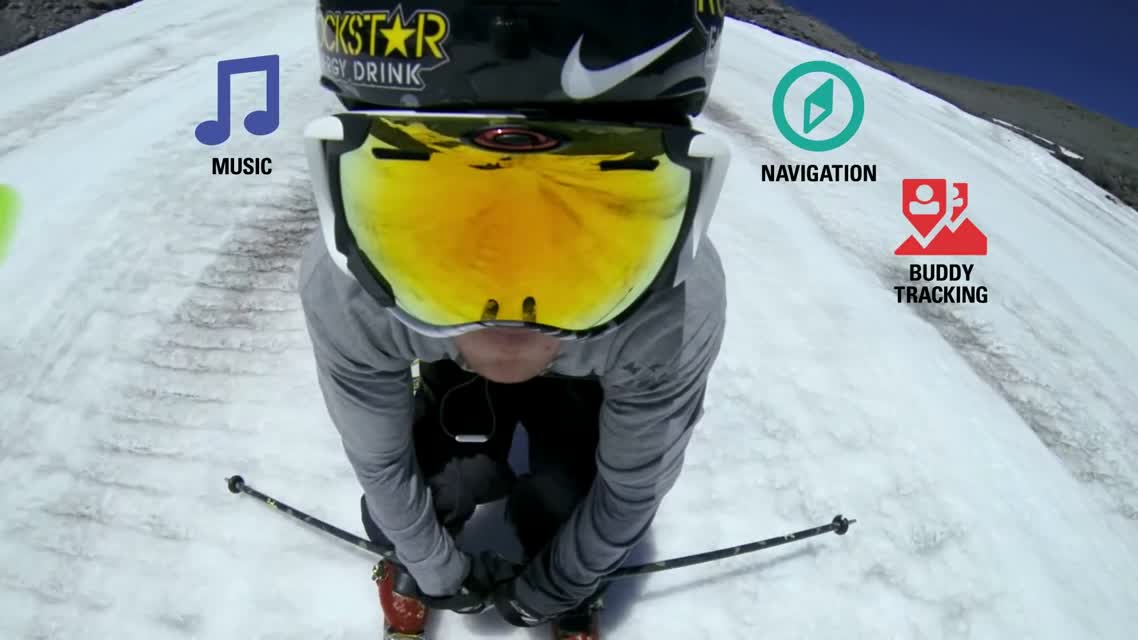 Oakley Airwave 1.5 - горнолыжные очки со встроенным дисплеем