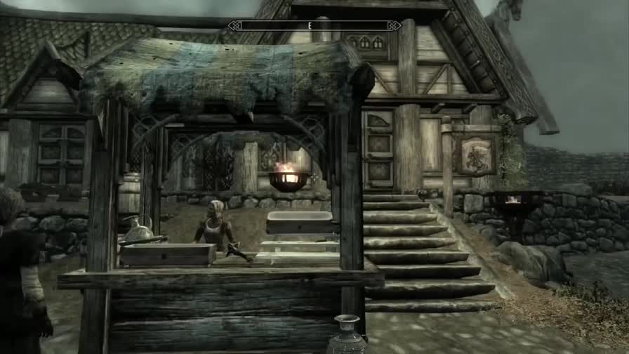 Конан О'Брайен играет в Skyrim