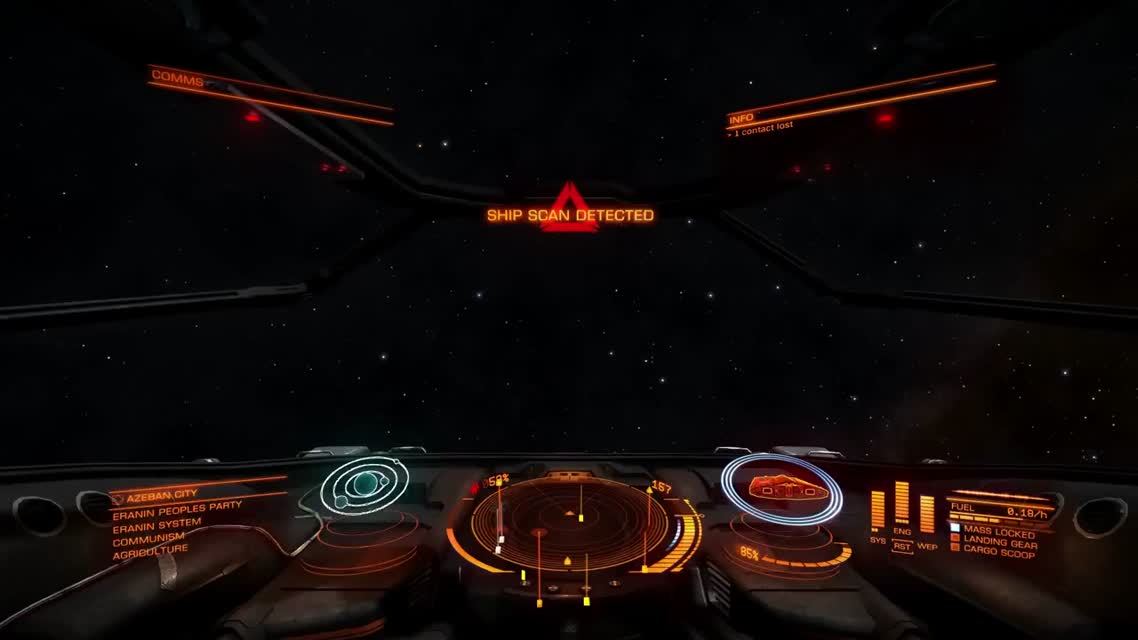 Elite Dangerous — установка корабля в док