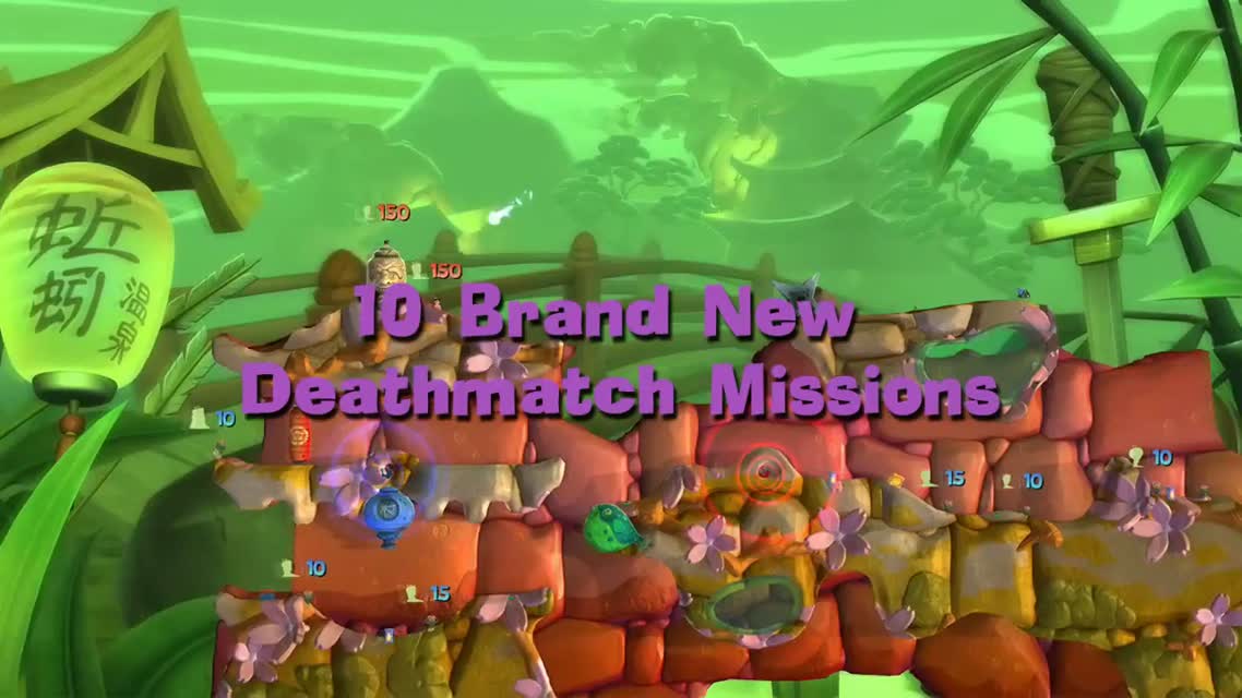 Worms Battlegrounds — дополнение Alien Invasion