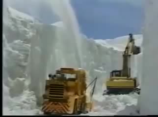 Техника для уборки снега в Японии
