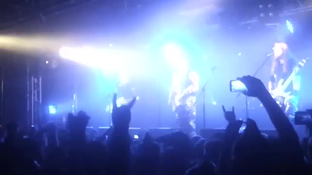 Гимн РФ на концерте группы Sabaton в Санкт-Петербурге