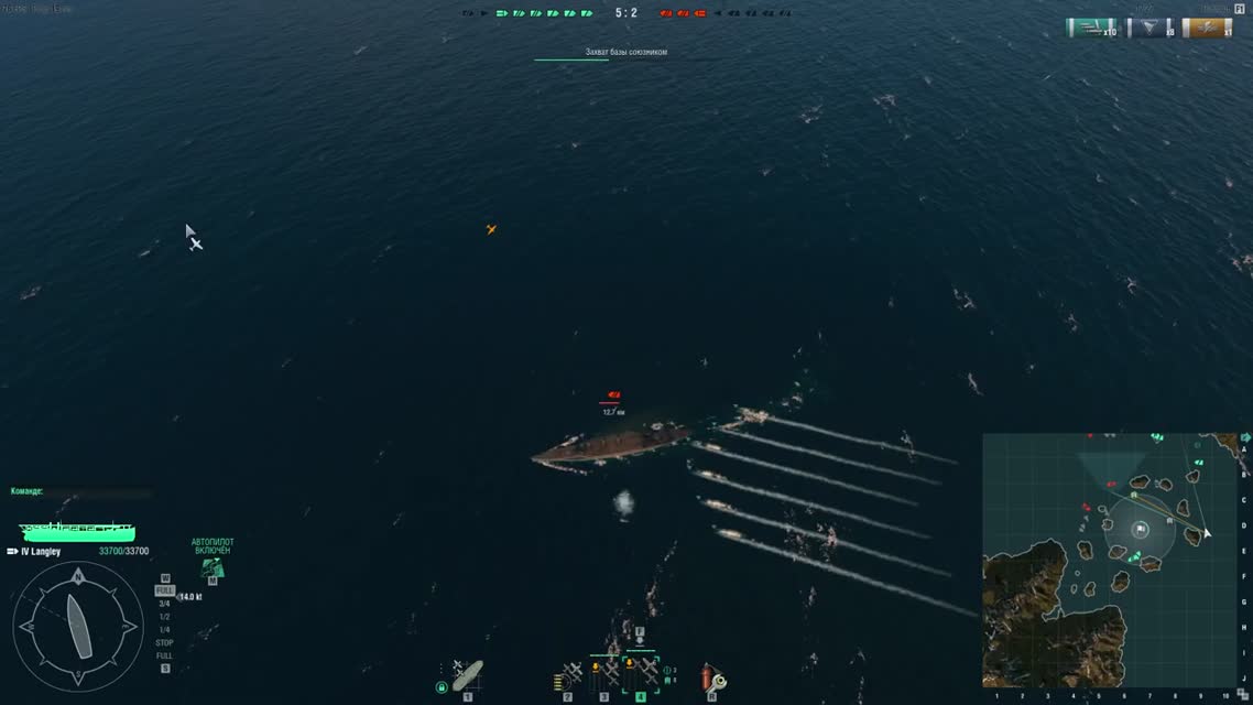 World of Warships Как научиться играть на авианосцах часть 2