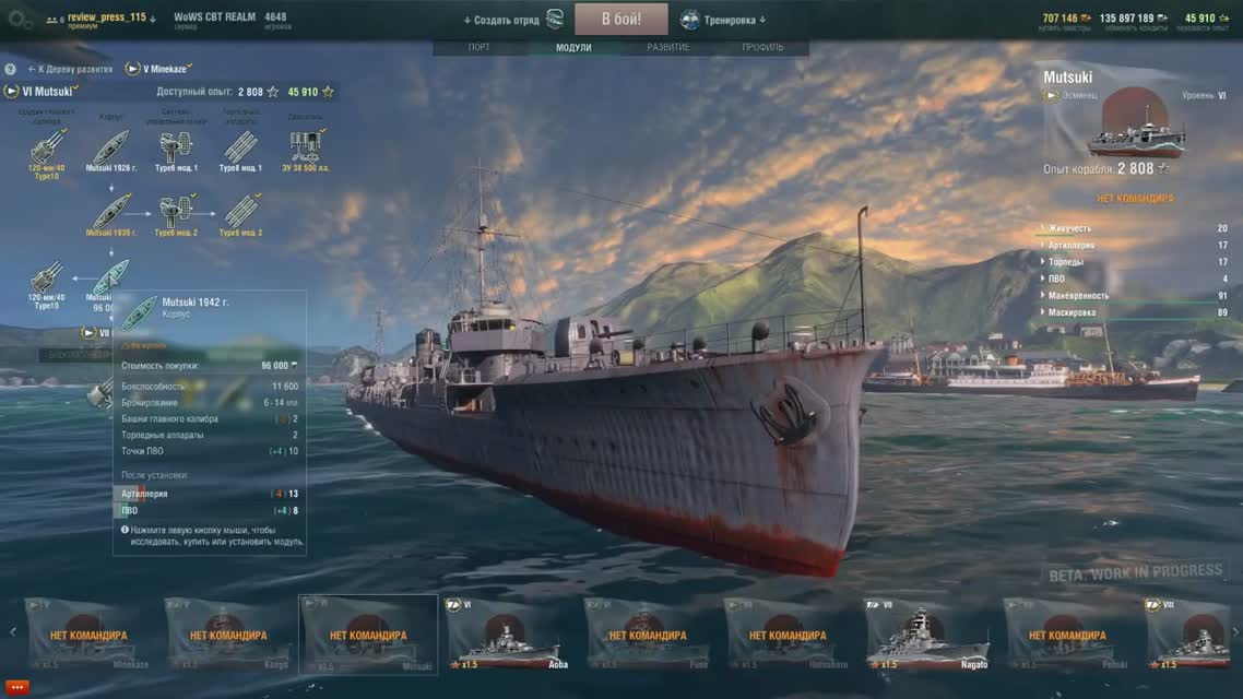 World of Warships. Статистика ЗБТ за МАРТ (неофициальная)