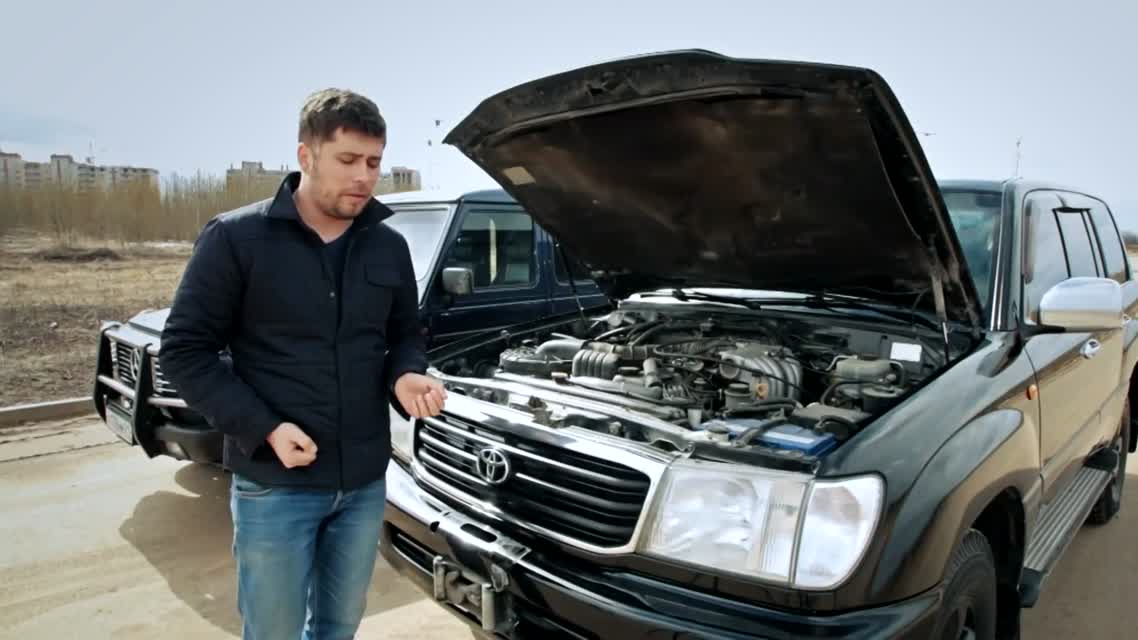 Toyota Land Cruiser 100 (105-ка) Тест-драйв. Anton Avtoman