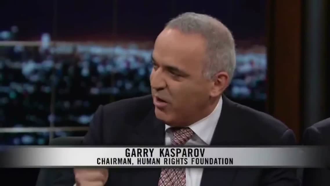 Разбуди меня когда захватят Польшу. Bill Maher троллит Каспарова