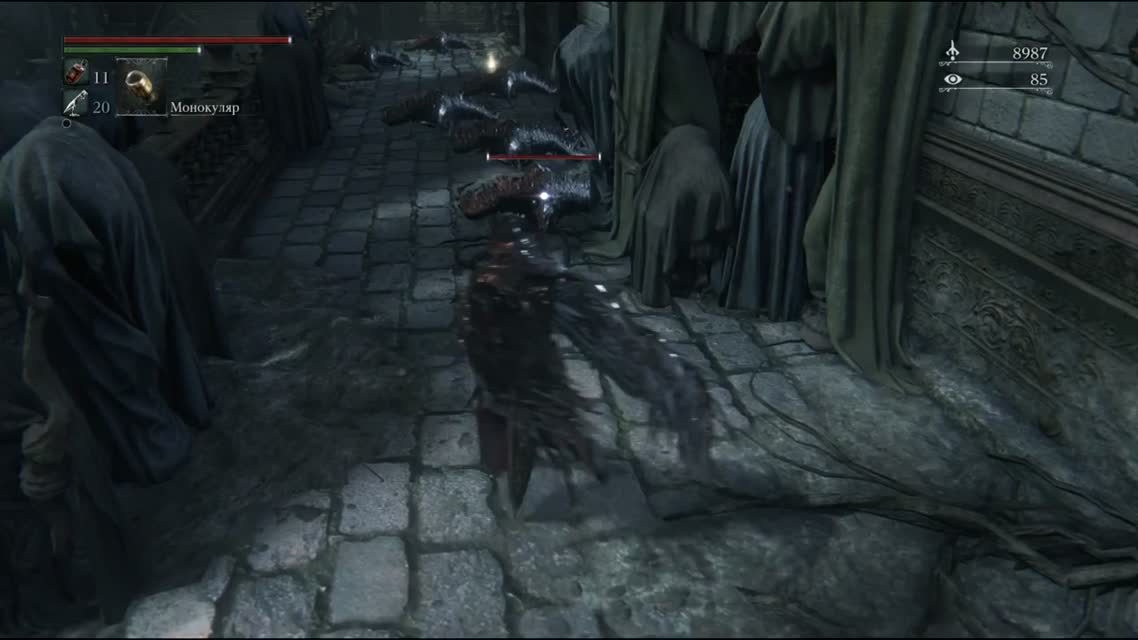 [Bloodborne #38] Кого родила проститутка, и БОСС 15, Посланник небес