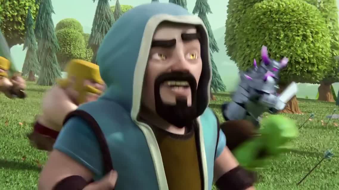 Clash of Clans — телереклама «Маг»