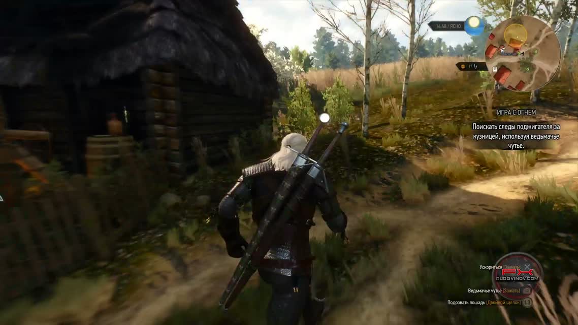 Ведьмак 3 Дикая Охота - сравнение графики PS4 и PC (The Witcher 3 Wild Hunt)