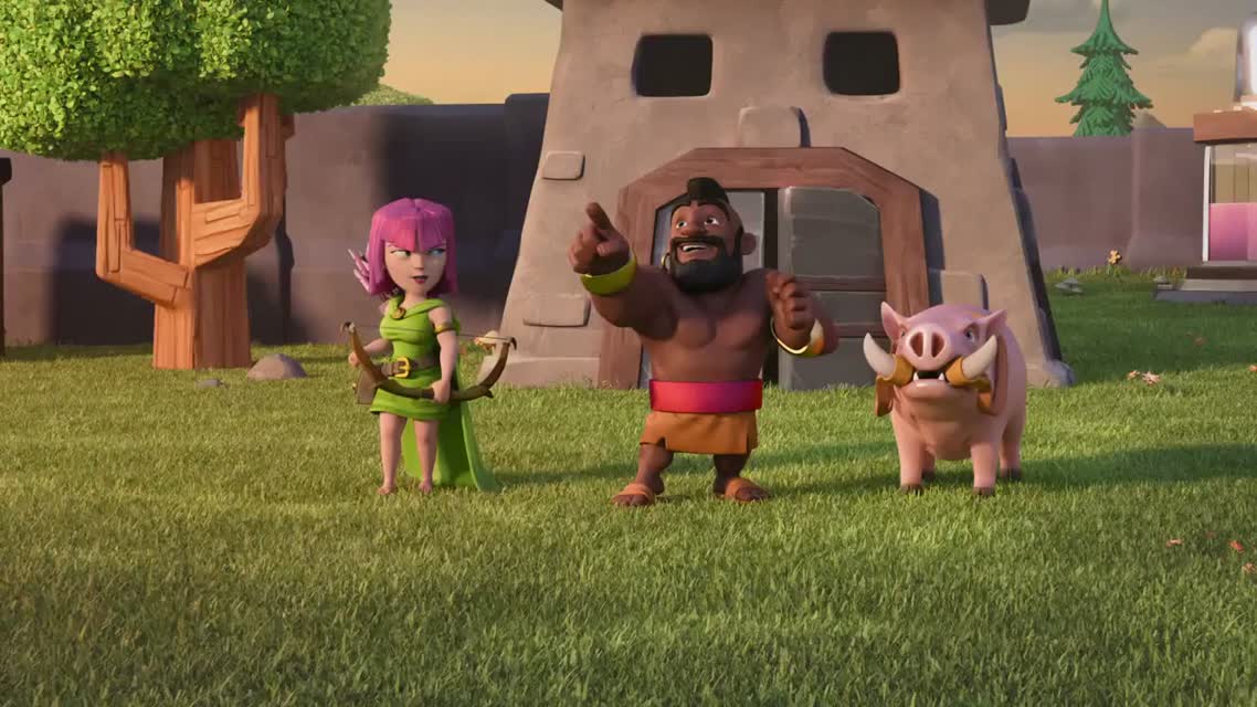 Clash of Clans — телереклама «Парад шариков»