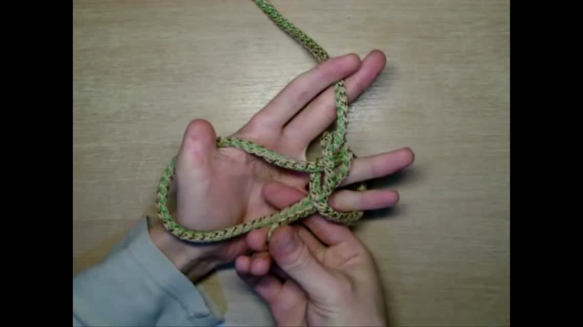 Узлы на пальцах. Булинь.