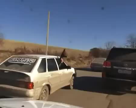 Отомстил на дороге (Кавказкая свадьба)