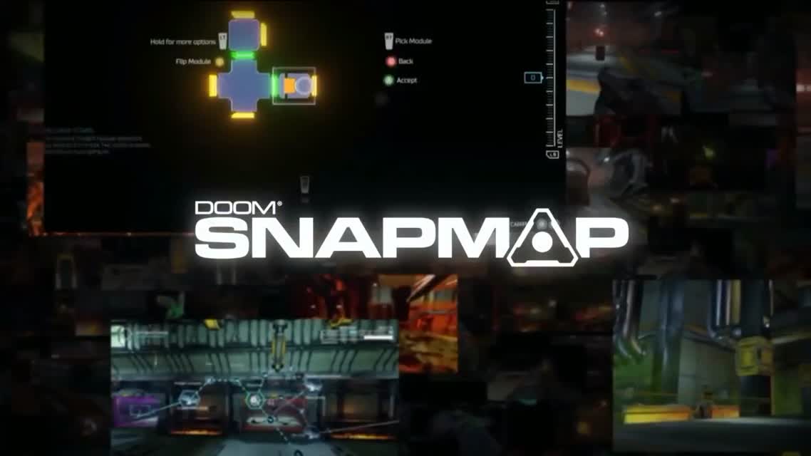 DOOM 4 - SnapMap Gameplay (Map Creation)