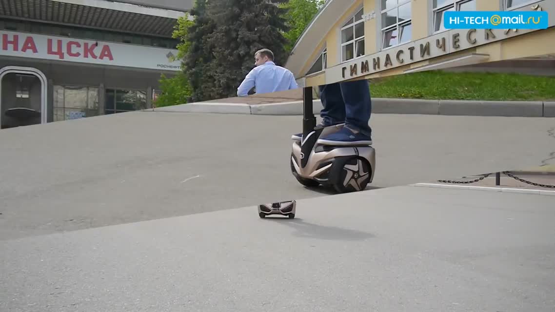 Cегвей Inmotion R2 - демонстрация работы