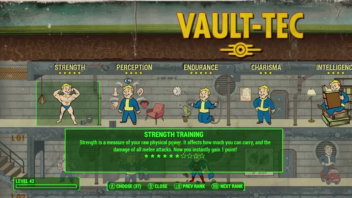Fallout 4 – Большая лига. Способность силы (HD) Big Leagues. Perk