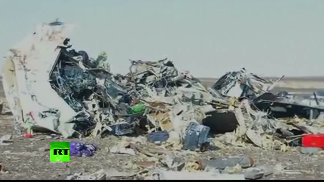 First video from 7K9268 A321 crash site in Sinai