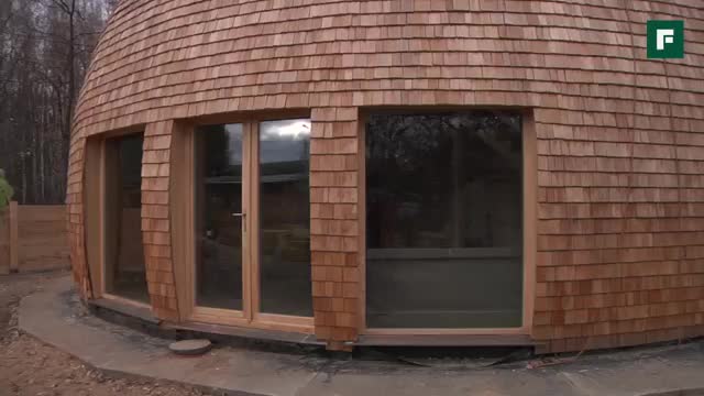 Круглый дом конструкция стратодезического купола FORUMHOUSE - YouTube