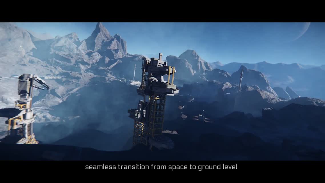 От человека до планеты на движке! Star Citizen (HD)