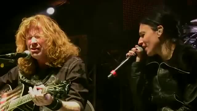Megadeth with Cristina Scabbia 'A Tout Le Monde' Acoustic