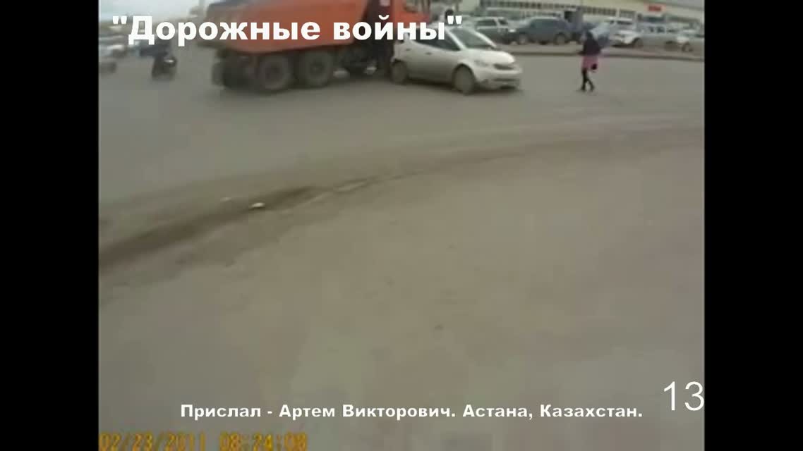 18+ Новая подборка аварии и ДТП от Дорожные войны за 22 декабря