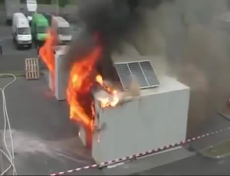 Газобетон и пожар