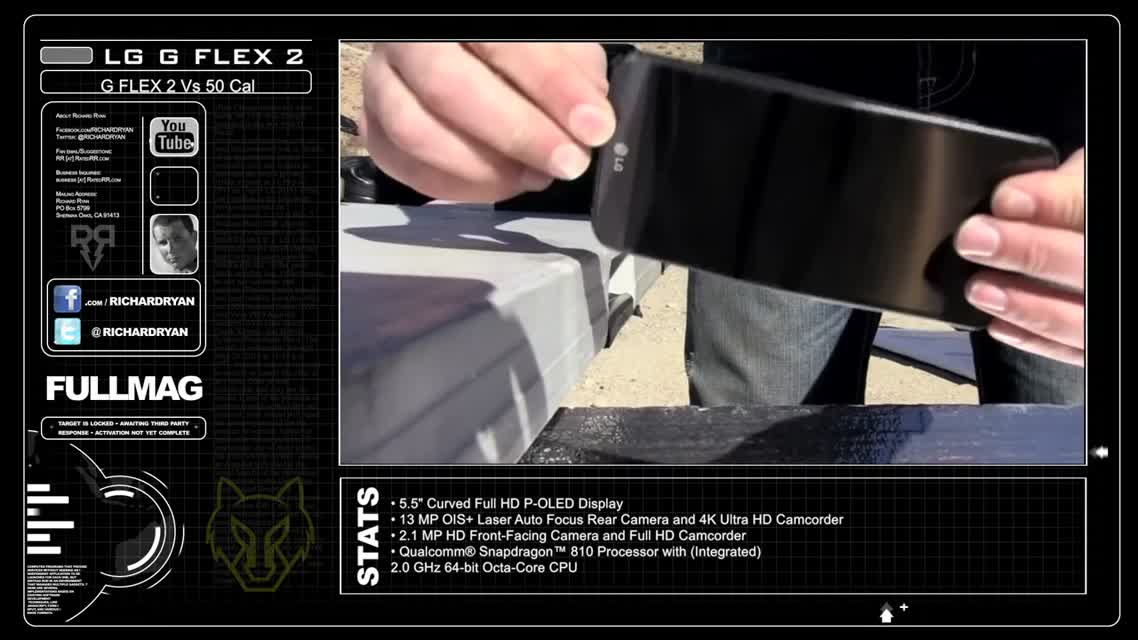 LG G Flex 2 vs 50 Cal