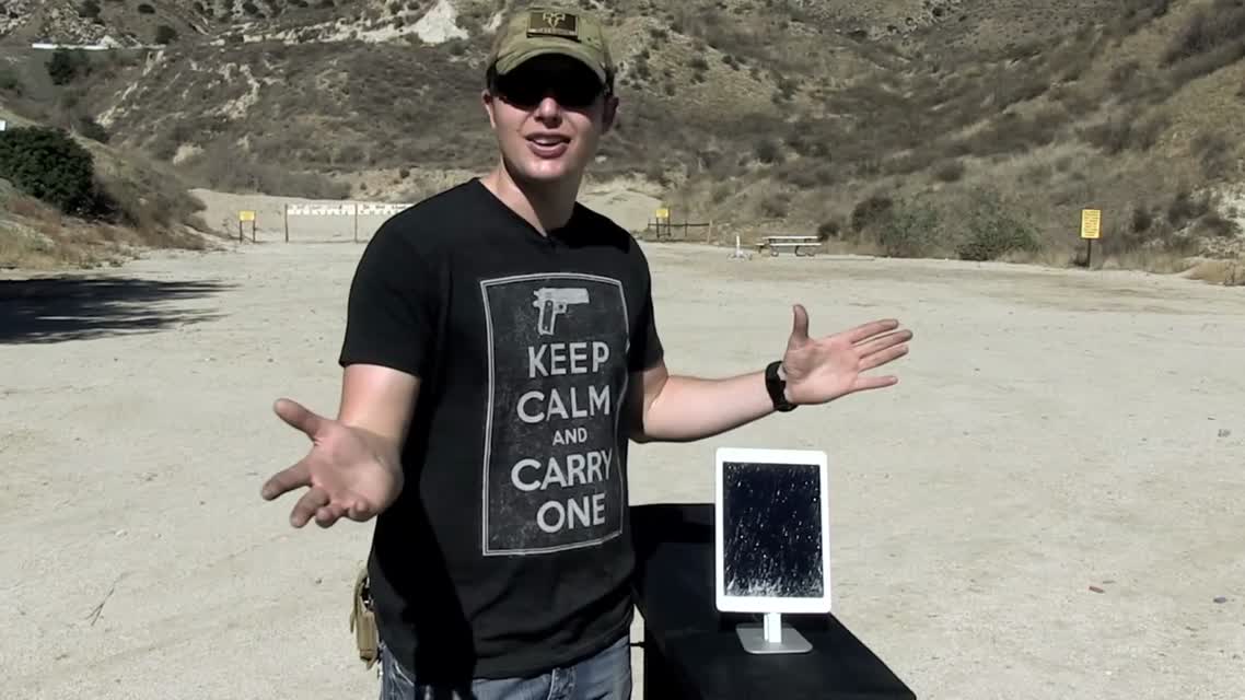 iPad Air vs Airsoft MP7