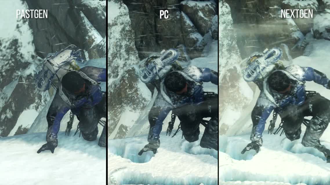 Rise of the Tomb Raider - NextGen vs. PastGen vs. PC [Сравнение графики]