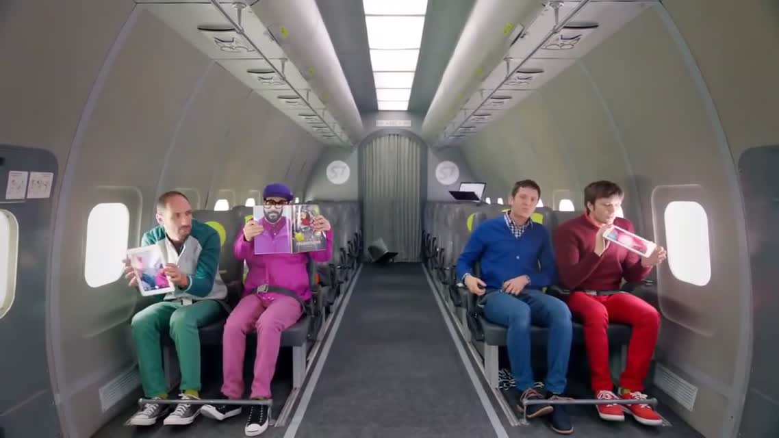 ADVANST S7 Airlines OK Go Upside down Inside out #ГравитацияПростоПрив