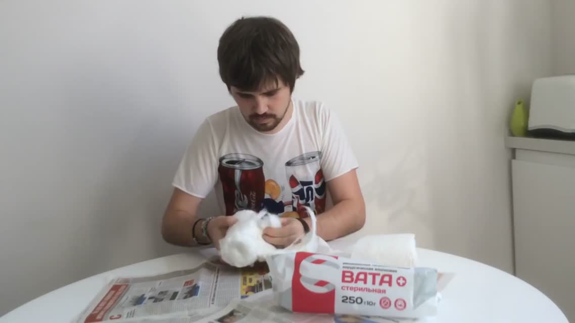 Вася Обломов раскатывает вату!