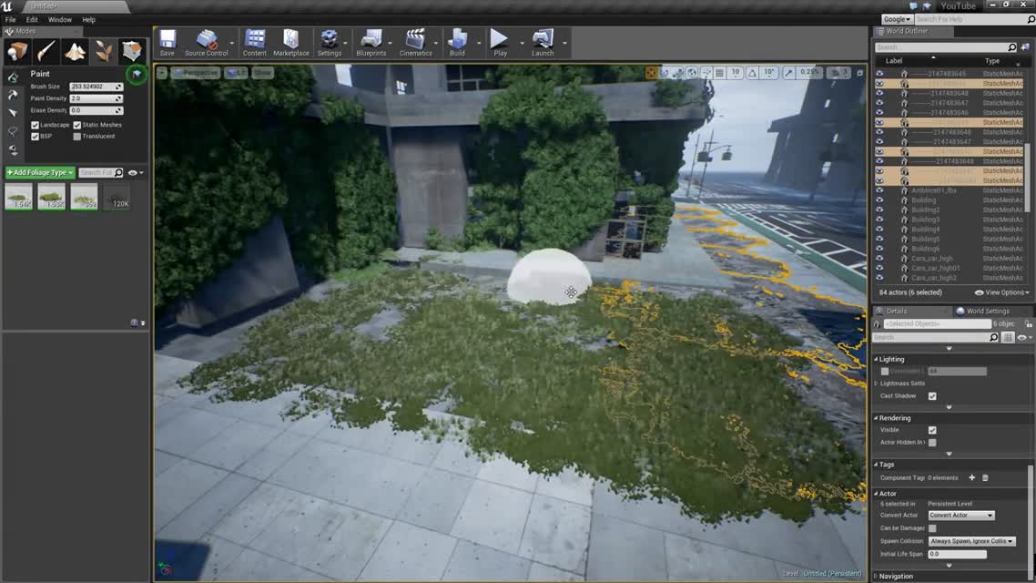 Speed Level Design - Post Apocalyptic City - Unreal Engine 4