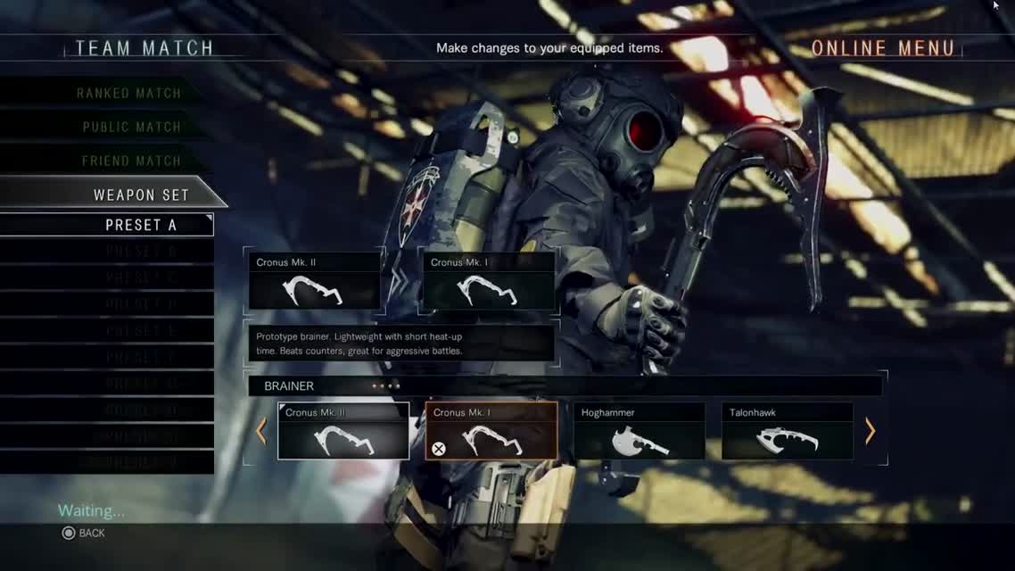 Umbrella Corps Mercenary Customization Trailer