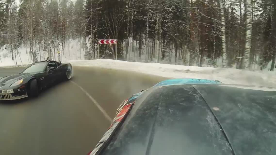 Безумный дрифт в Карелии часть 2