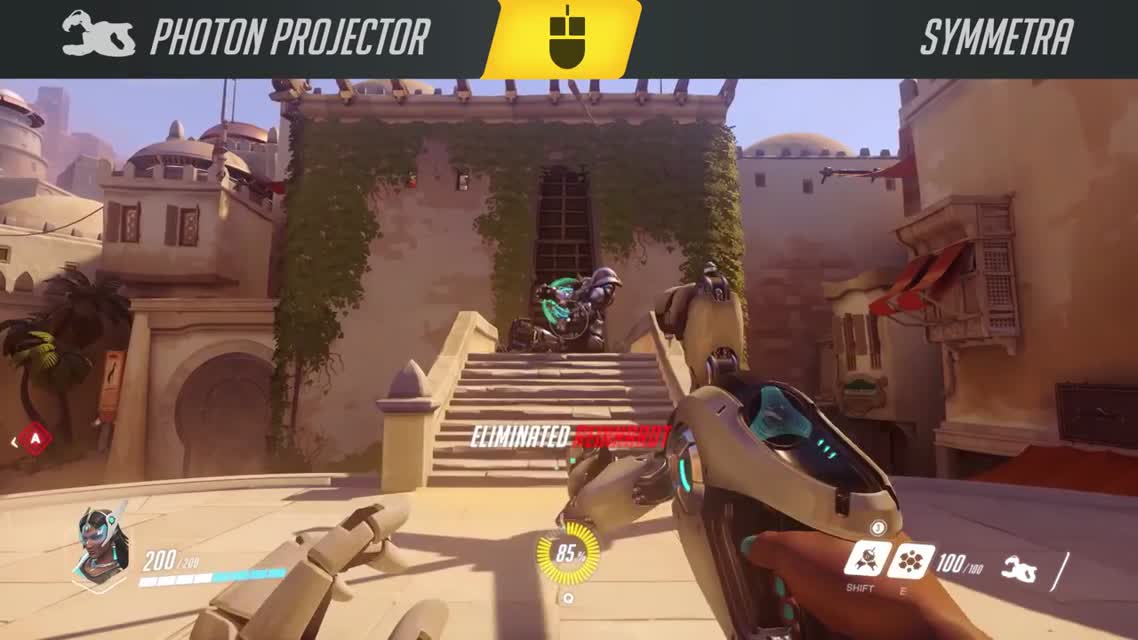 Overwatch — способности Симметры