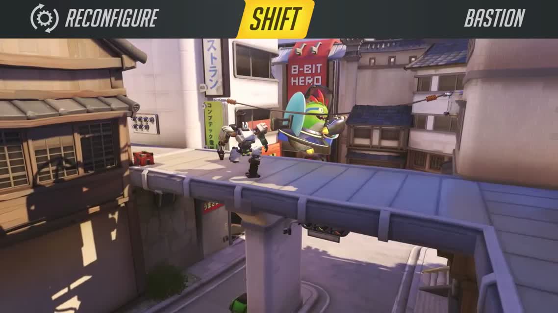 Overwatch — способности Бастиона