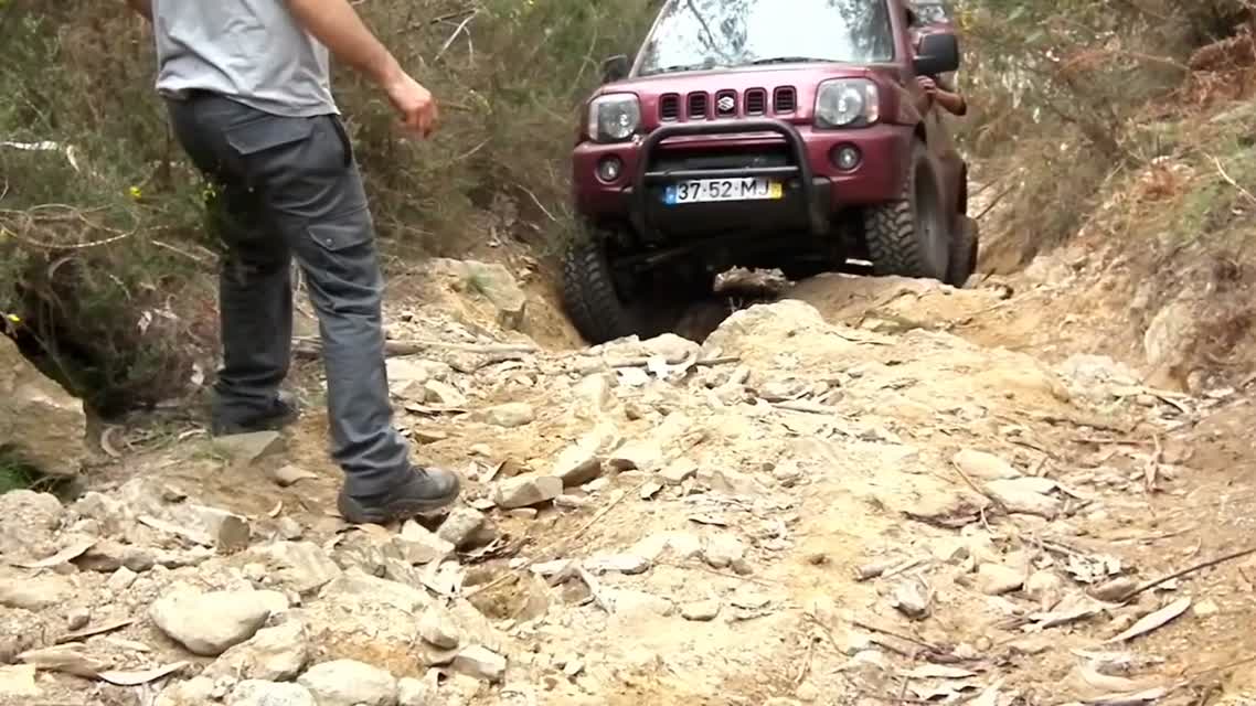 OFF ROAD - Loose Rocks Trail - Suzuki Jimny JB43, Samurai, Daihatsu Rocky