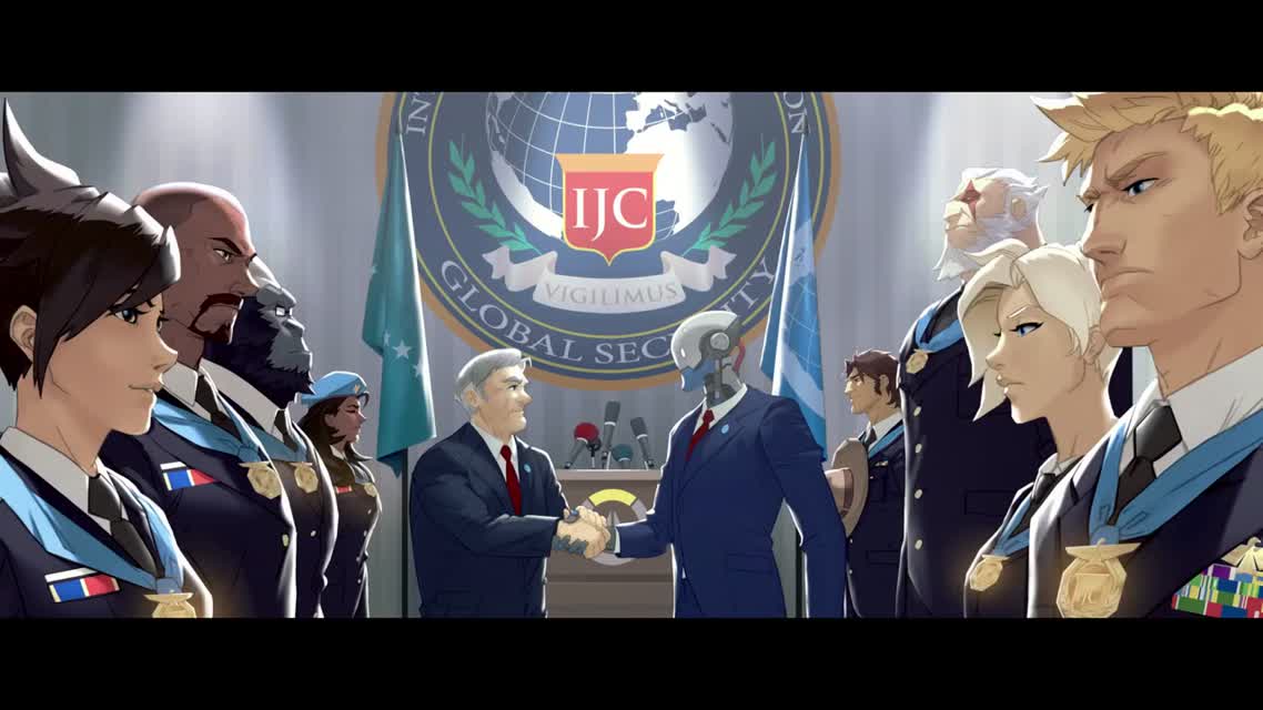 Ролик Overwatch Вы с нами