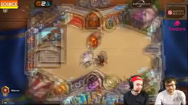 Hearthstone Amazing Plays #32 - Top Deck